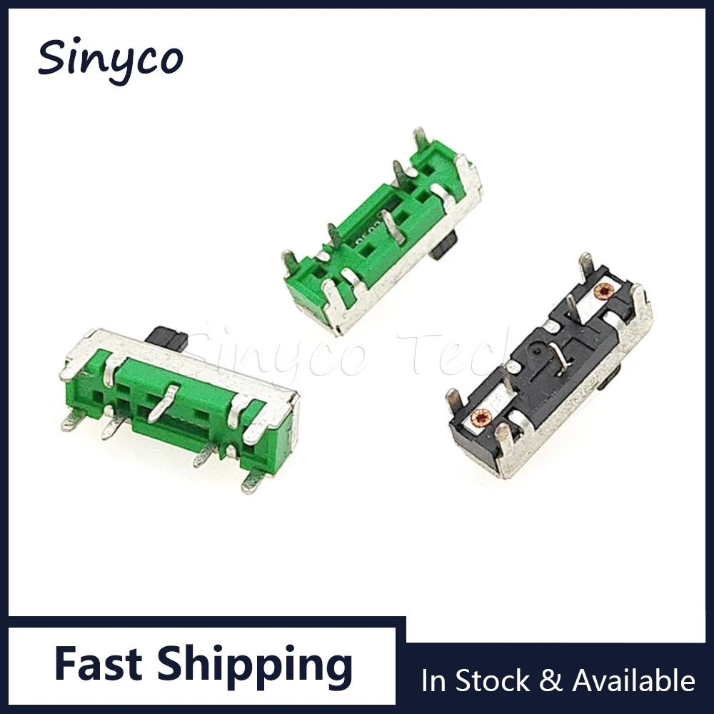 5PCS 총 길이 18MM 스트레이트 슬라이드 전위차계 B1K 10K 20K 50K 100K 슬라이딩 저항기 장난감 액세서리 스트로크 10mm 핸들 5mm