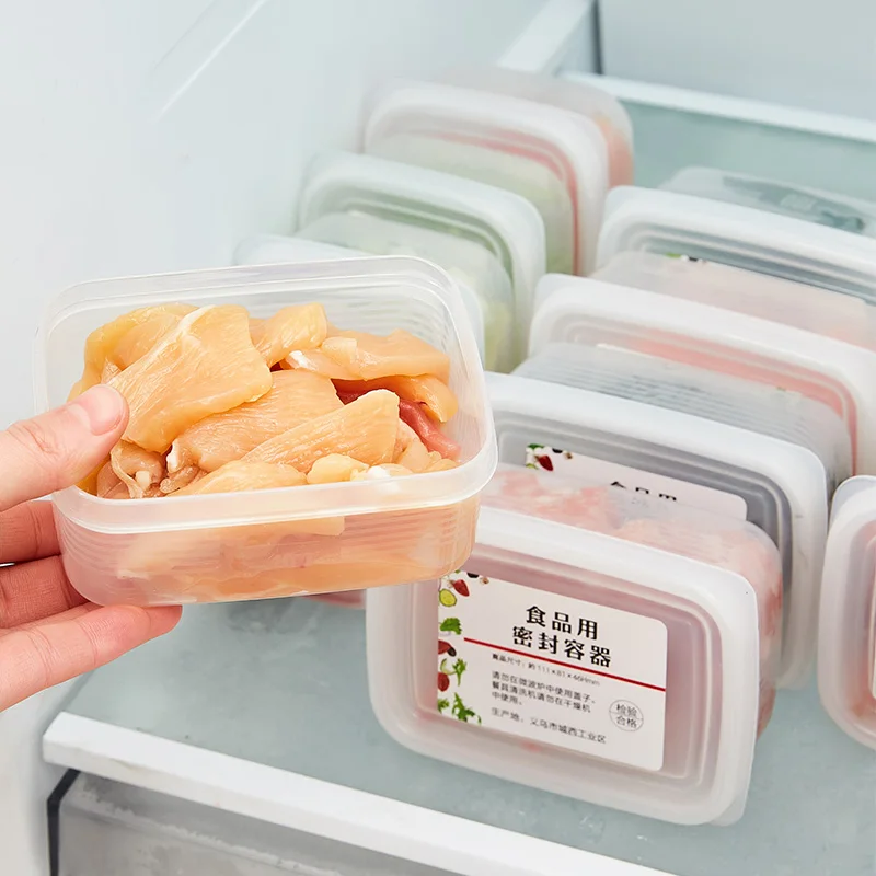 Plastic Boxes With Lids 150ml Round Mini Crisper Freezer Box Plastic  Storage Container Baby Food Refrigerator - AliExpress