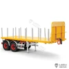 LESU 40ft 20ft Semi Metal Trailer 3 Axles for 1/14 Scale RC Tractor Truck Remote Control Electric Car DIY Model with Lights Toy 5