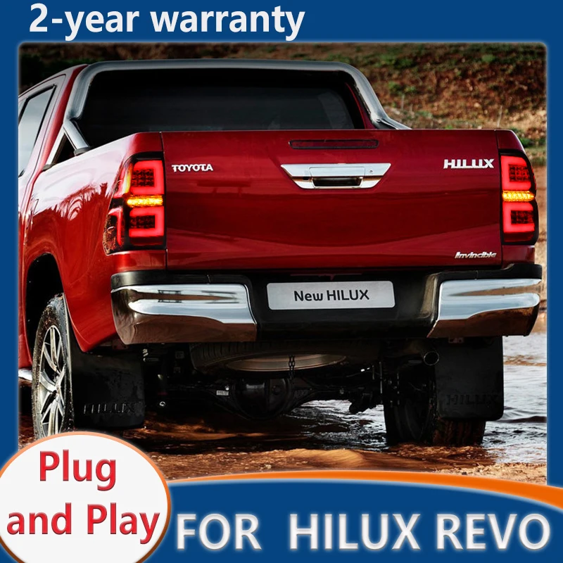 For Toyota Hilux Tail Lights 20152020 Revo Led Rocco Led Taillight Drl