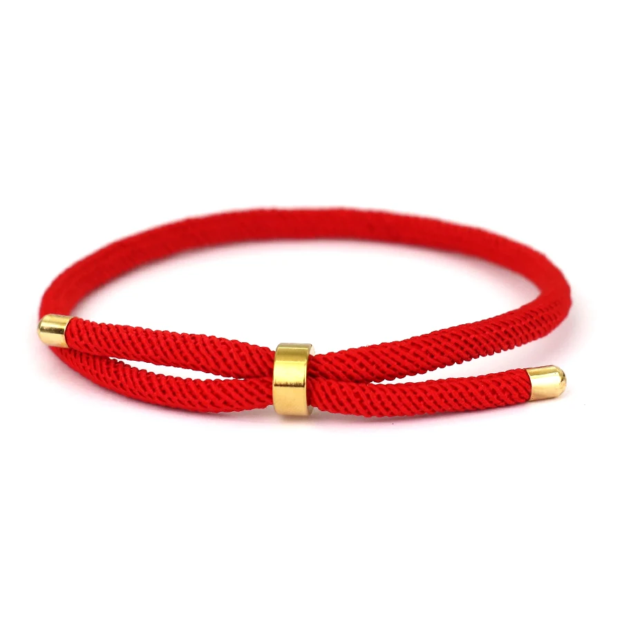 Rope Bracelet For Men Red Thread Luck 4mm