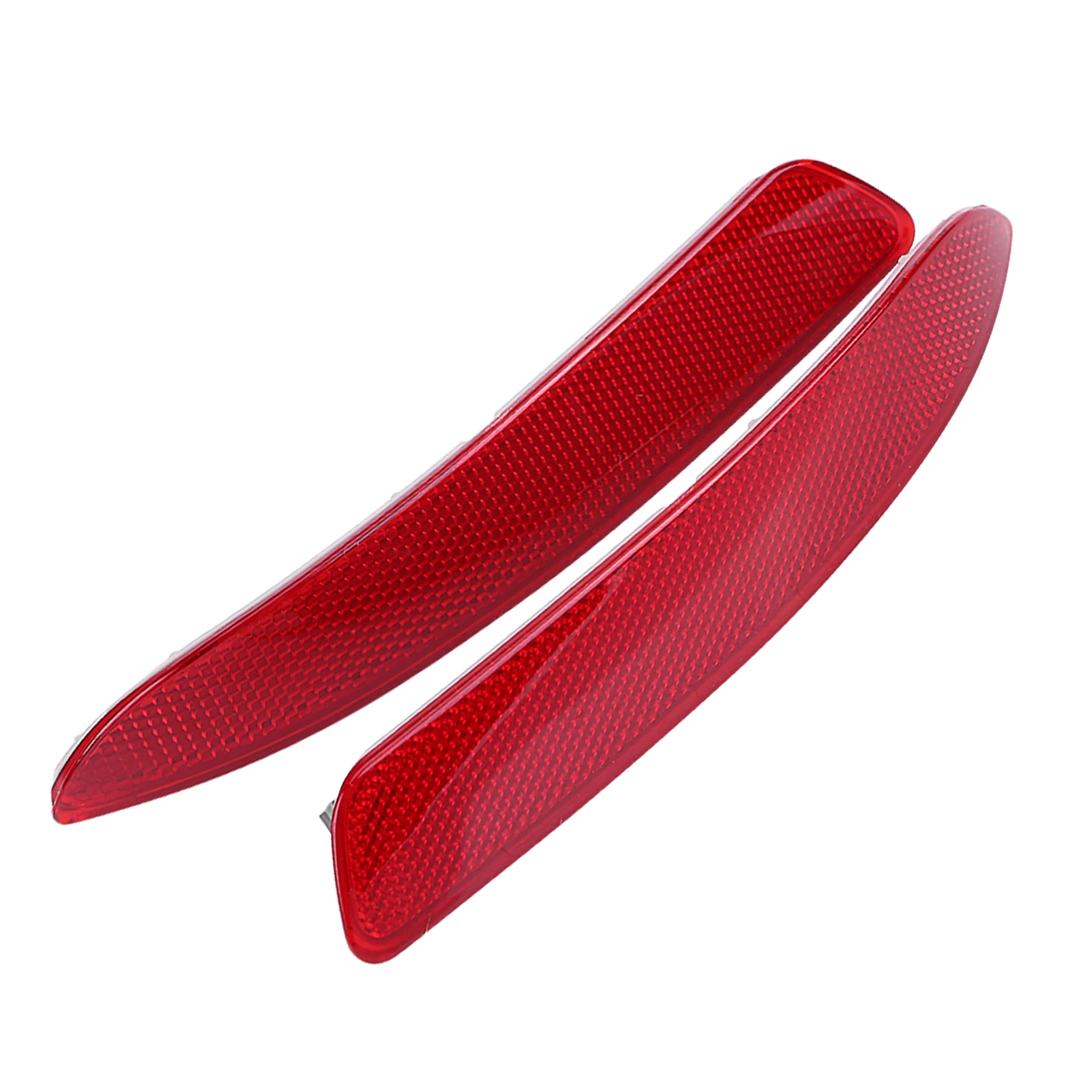 Dual Rear Bumper Reflector Set - High-Visibility Red Reflectors