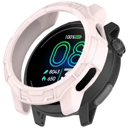 Durable Silicone Smart Watch Protective Case - Soft Bumper Shell for COROS PACE Pro (Pink)