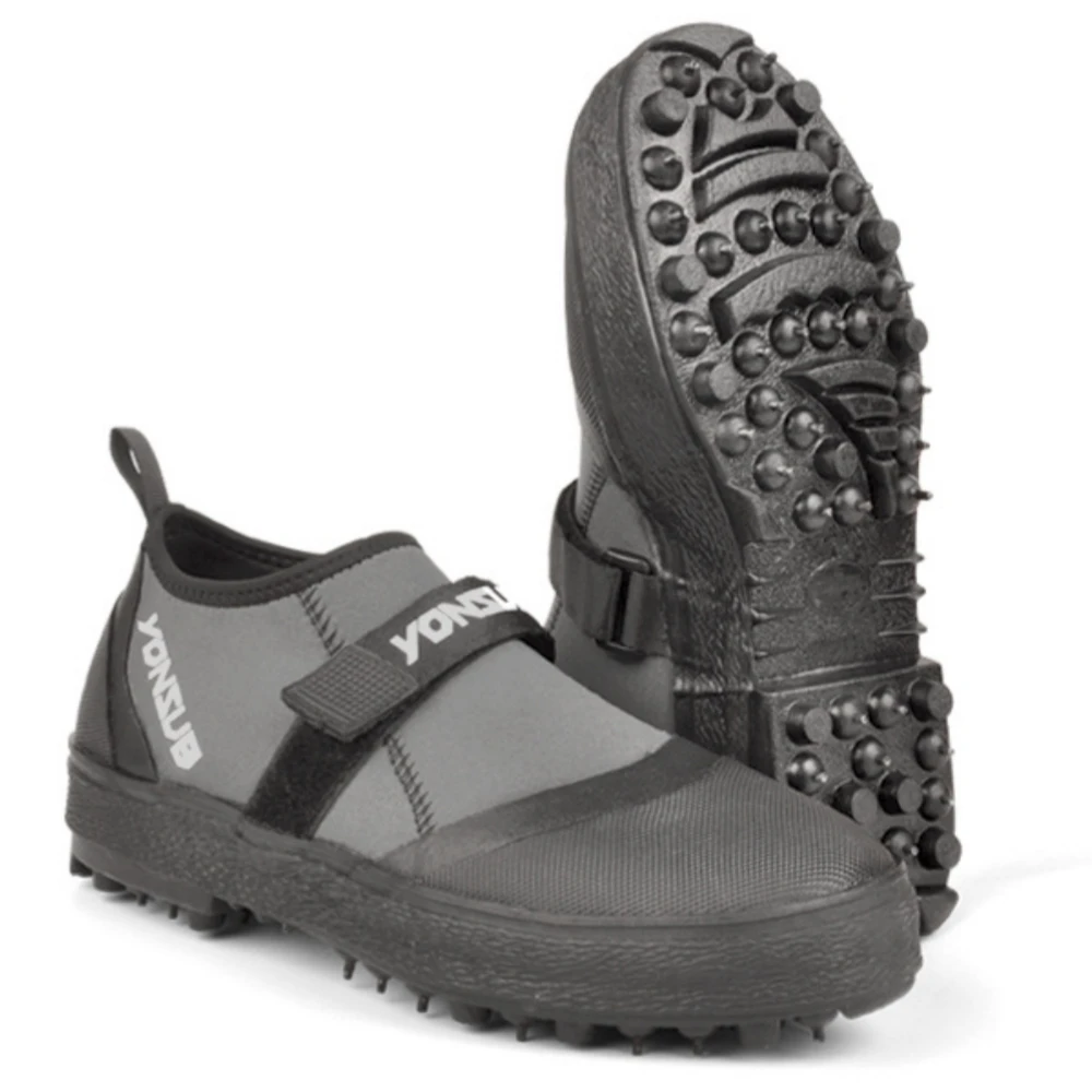 Fly Fishing Shoes Non-Slip Sole with Nails Outdoor Neoprene Rubber Hunting Fishing Boots Upstream Reef Rock Wading Shoes