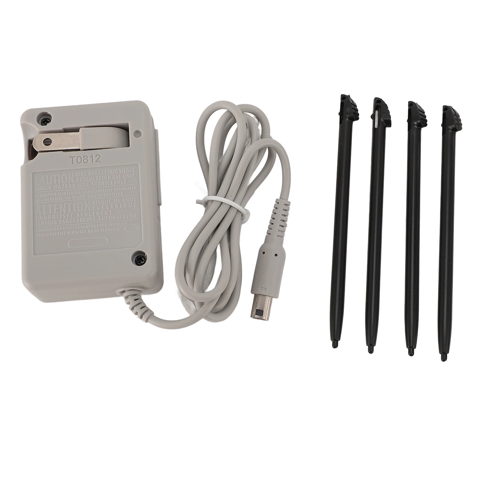 Charger Kit Enhance Gaming Experience Replacement Touch Control Pen Set AC Power Adapter for Nintendo 3DS XL Power Adapter