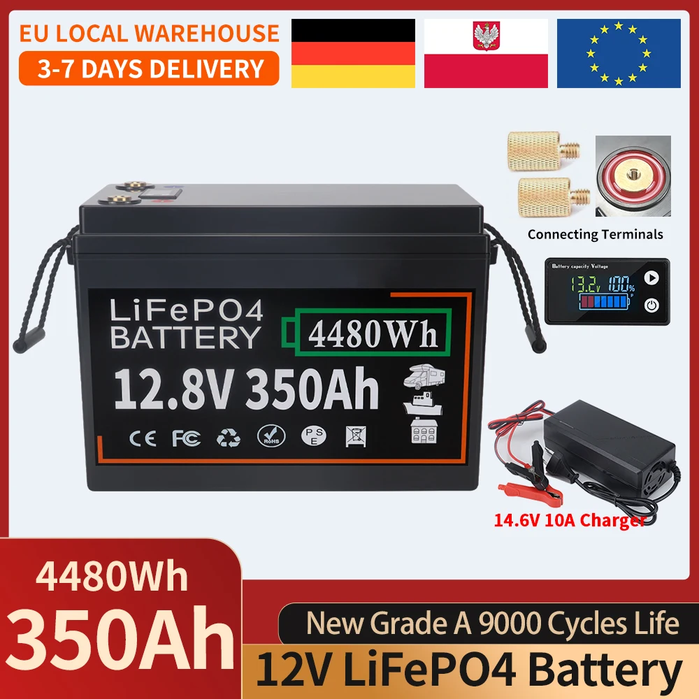 12VLiFePO4Battery350Ah300AhBuilt-inBMSLithiumIronPhosphateCell9000CyclesForOutdoorCampingGolfCartSolarStorage-AliExpress44