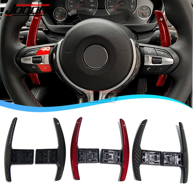 Red Carbon Lenkrad Paddle Shifter Für BMW F36 F21 F22 F32 F30 F02