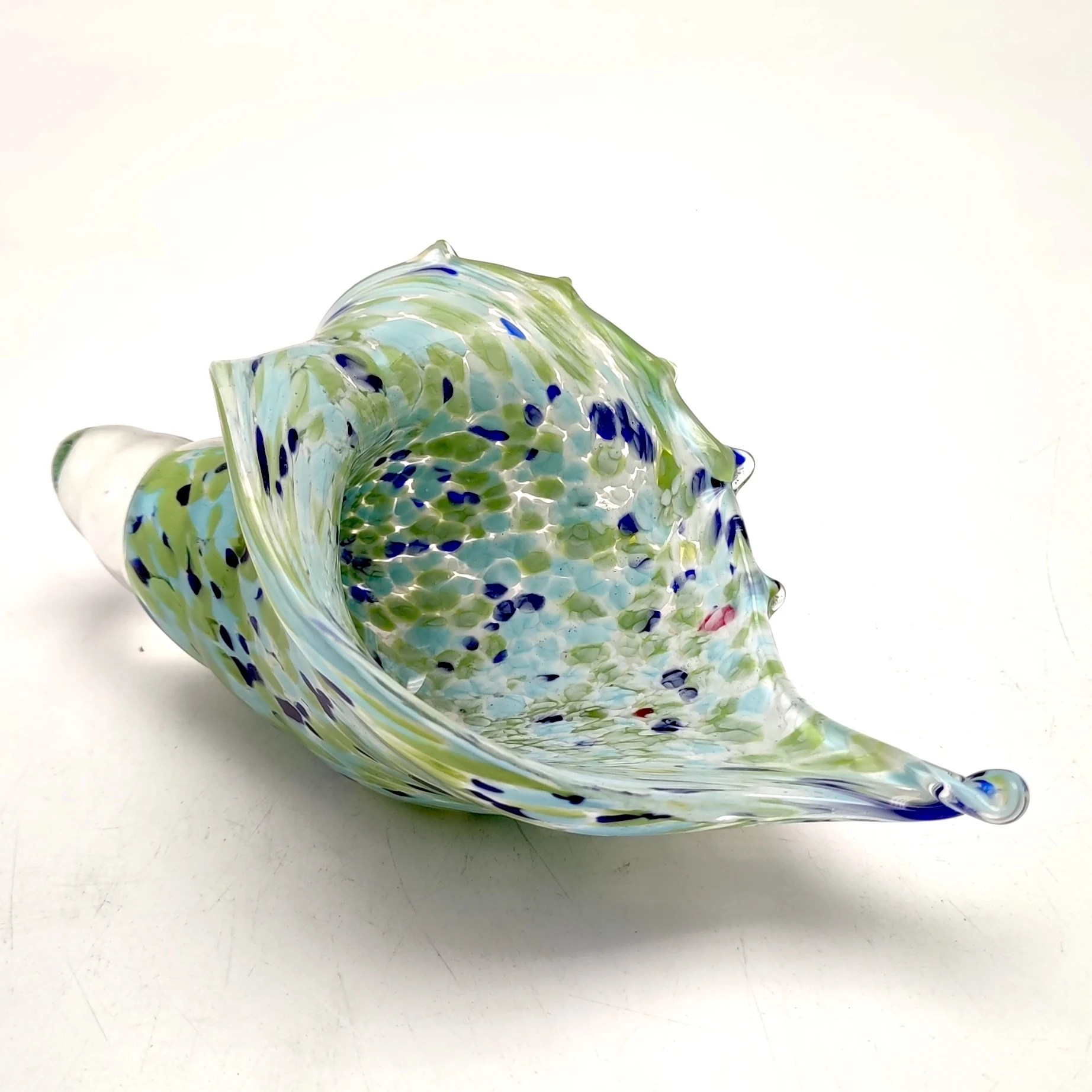 

murano glass seashell shape conch aquarium decoration