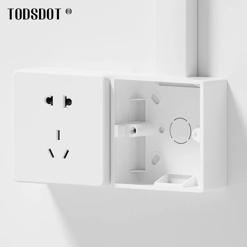 interruptor soquete base junction box parede incorporado 258 mm 05