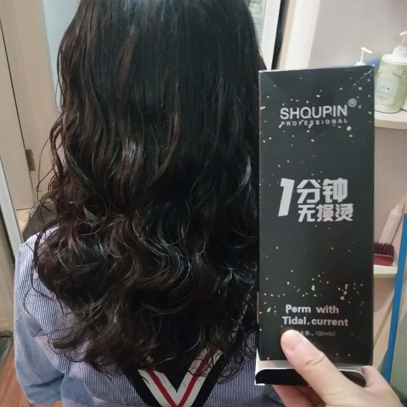 2PCS/set Amino Acid Perm Water Permanent Wave Curl Curly Perm Cream Natural Long Lasting Curls Styling Cold Liquid 120ML*2