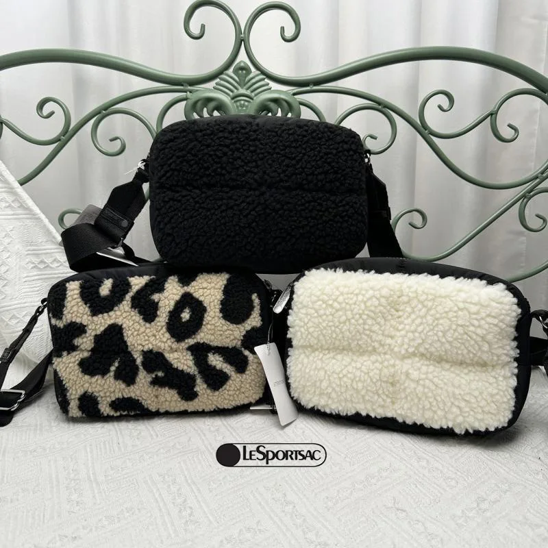 

Мультяшный аниме Lesportsac женская сумка новая плюшевая модная однотонная плюшевая удобная мягкая кросс-боди маленькая квадратная сумка тоут сумка подарок