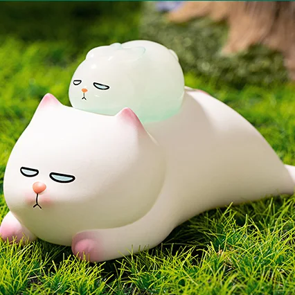 thumbnail image 1 of POP MART VIVICAT Lazy Friends Series Caja ciega Juguetes Bolsa de adivinación Caja misteriosa Mistery Caixa Figura de acción Surpresa Modelo lindo, 1 of 5