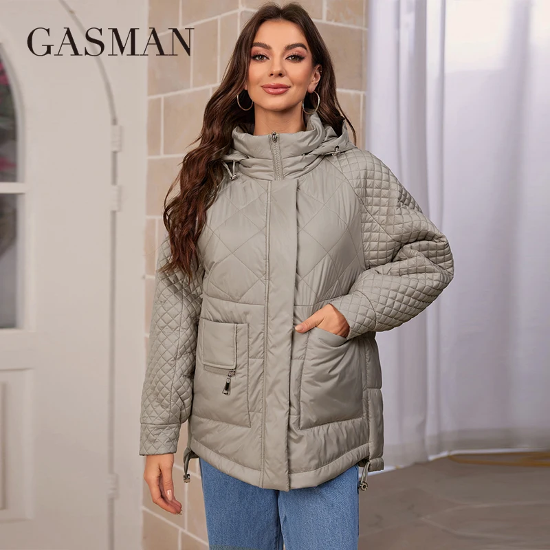 Gasman 2024 brandneue Mode Spring Down Jacke Herbst Frauen Mäntel