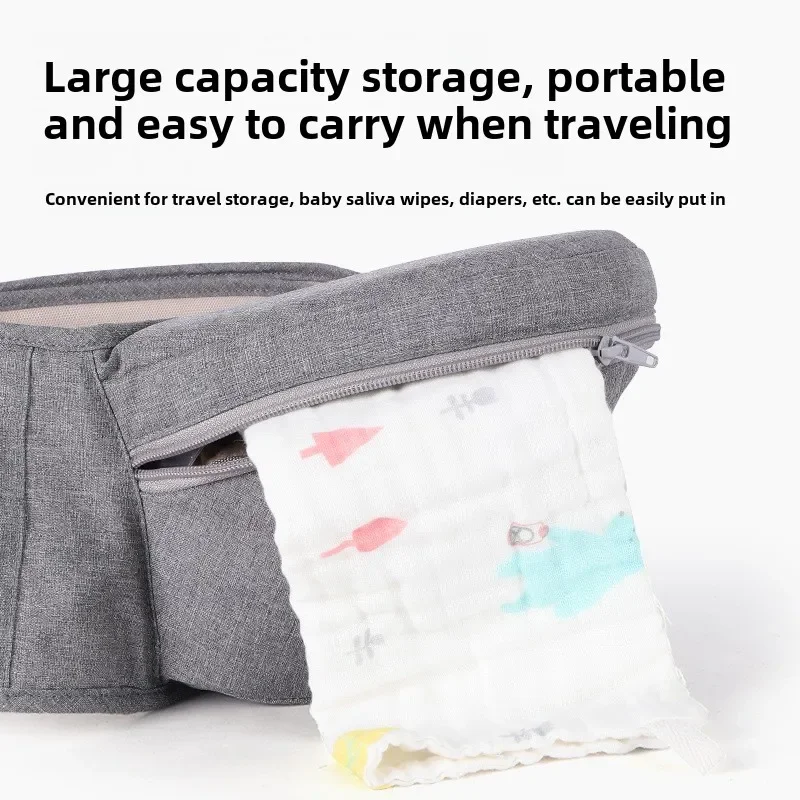 Baby Waist Stool Infant Hipseat Sling Shoulder Strap Baby Accessory Hip Seat Safety Belt Ergonomic Travel Adjustable 3-36 Months 3