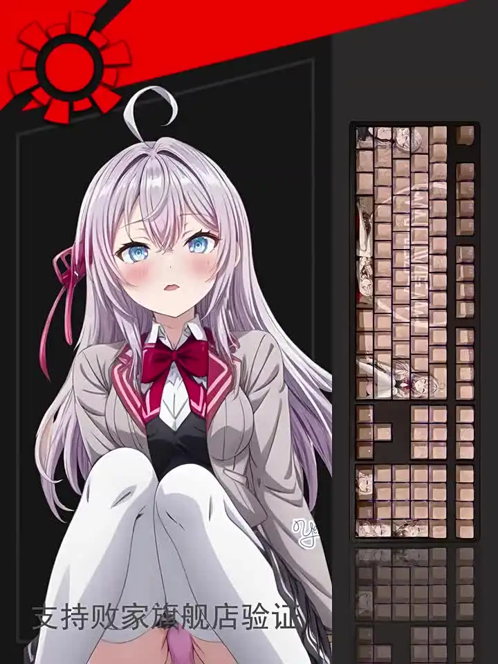 Alisa Mikhailovna Kujou 108 Keycaps Roshiere PBT DYE Sublimation