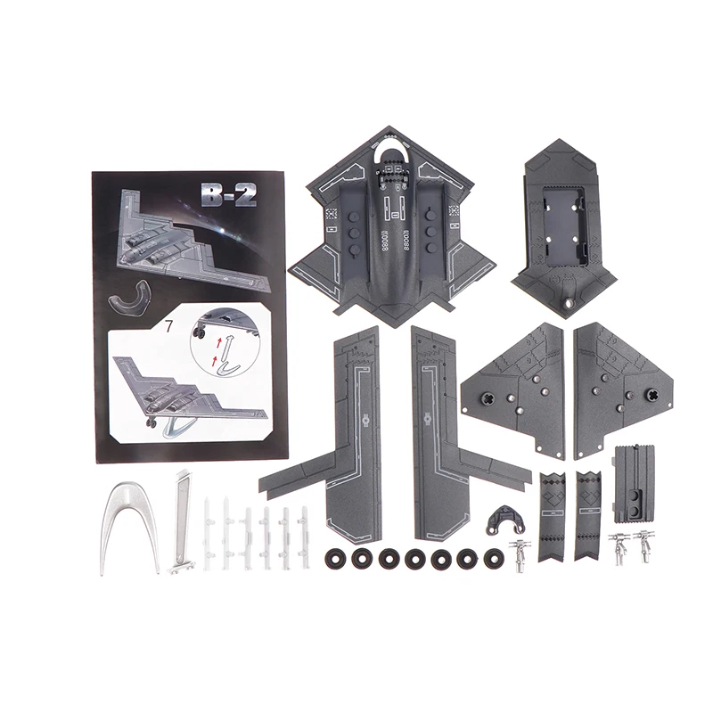1 Piece DIY 3D Puzzle Assemble Collection Toys Fighter Model Tabletop Decoration Plane Model Ornament Building Blocks Toy