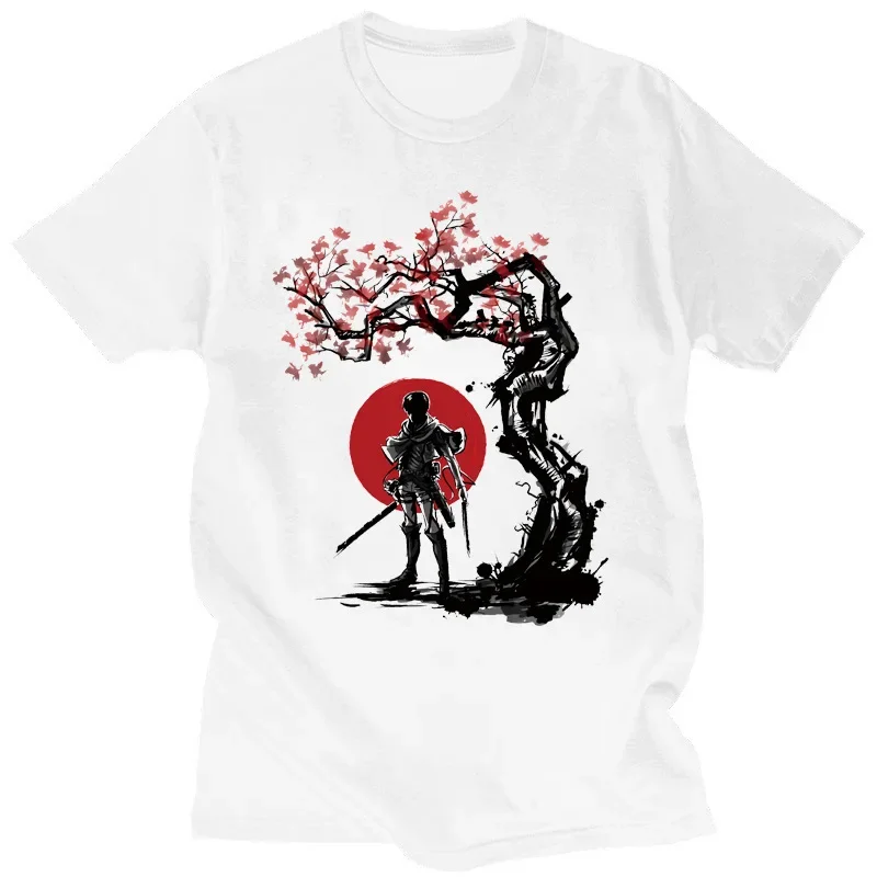 

Harajuku Attack on Titan Anime Graphic Tshirts Men Women Summer Couples Dress Manga Tops Titans Attack Graphic Tee Camisetas