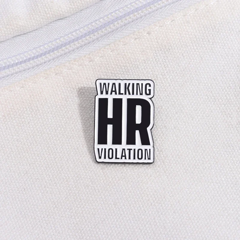 Walking Hr Verletzung Emaille Pins Cartoon Spaß Zitate Broschen Kleidung Rucksack Großhandel Revers Abzeichen Geschenk für Bü ropers onal ﻿ – Detail 5