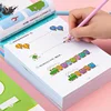 2-6years old childern study puzzle book addition and subtraction exercise thinking training early education puzzle picture book 6