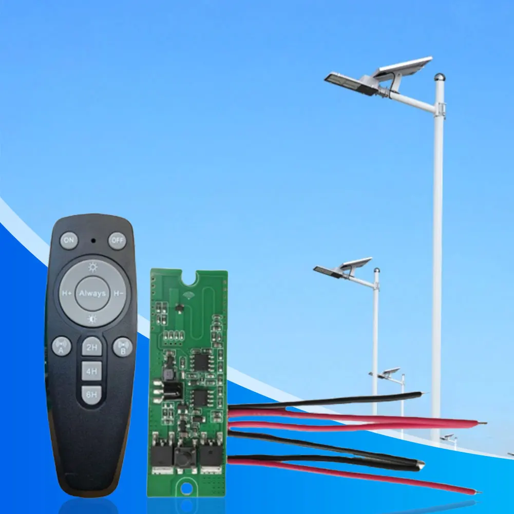 3.2V 3.7V Remote Control Solar Street Light Driver Board Radar Human Body Sensor Solar Street Light Control Panel