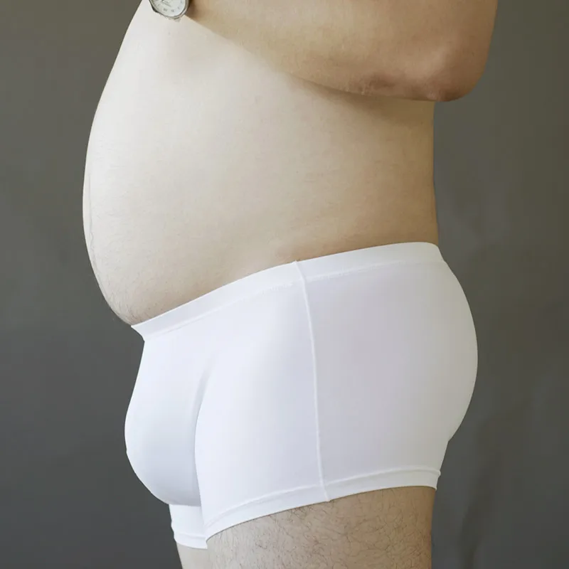 Men's breathable U-Bulge briefs sexy lingerie Chubby large