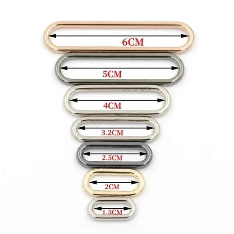 10/20 Stuks 15-60 Mm 4 Mm Dikke Metalen O Ring Gesp