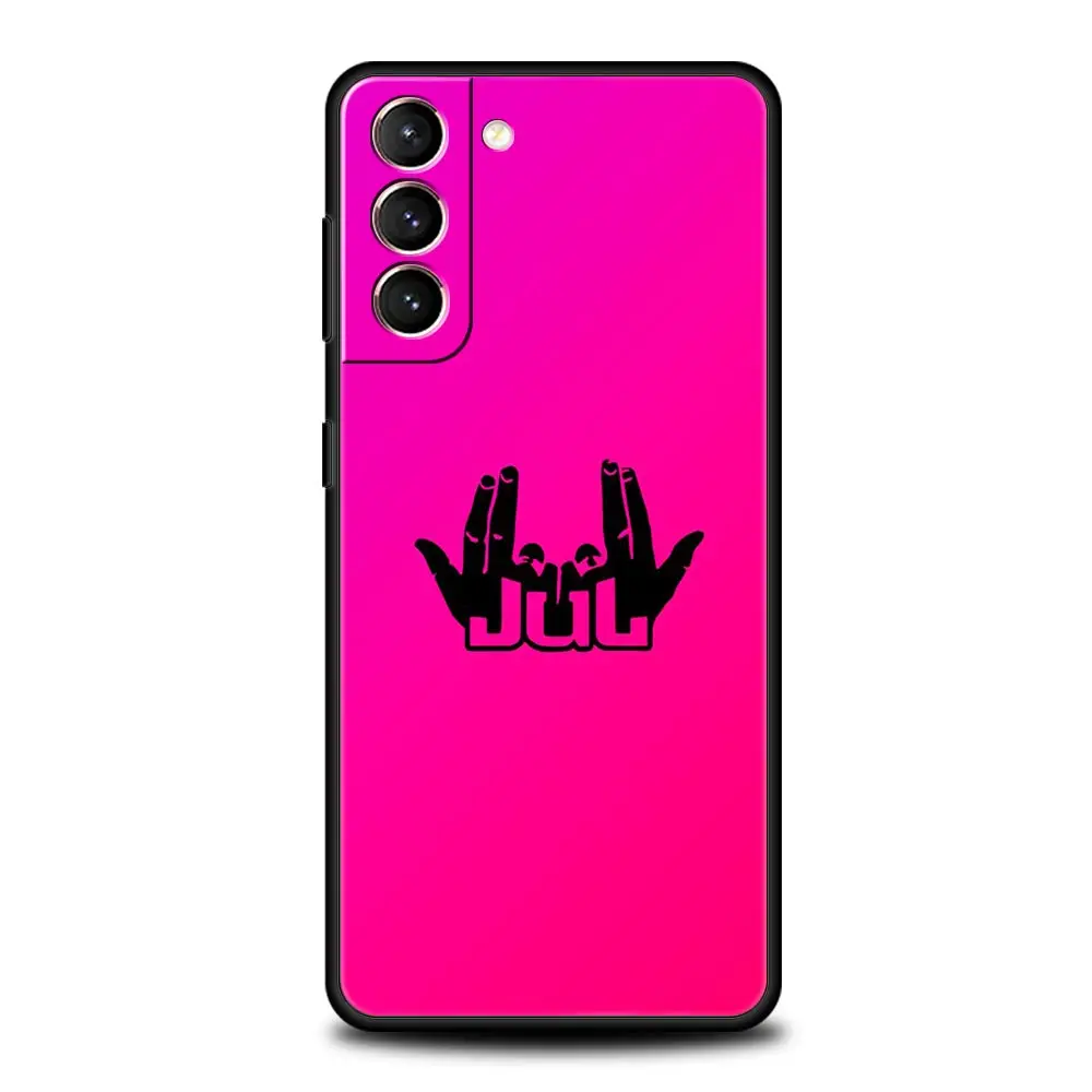 Soft Silicone Phone Case with JuL Rapper Design
