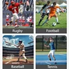1pair Football Cleat Covers Sports Sock Covers Anti-slip anti-detachment Stretchable breathable for Baseball Softball football 6