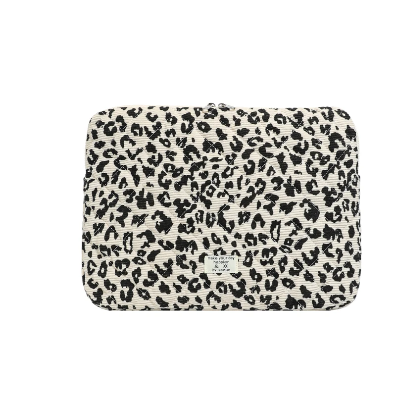 Floral Quilted Laptop Sleeve - Stylish Protective Case