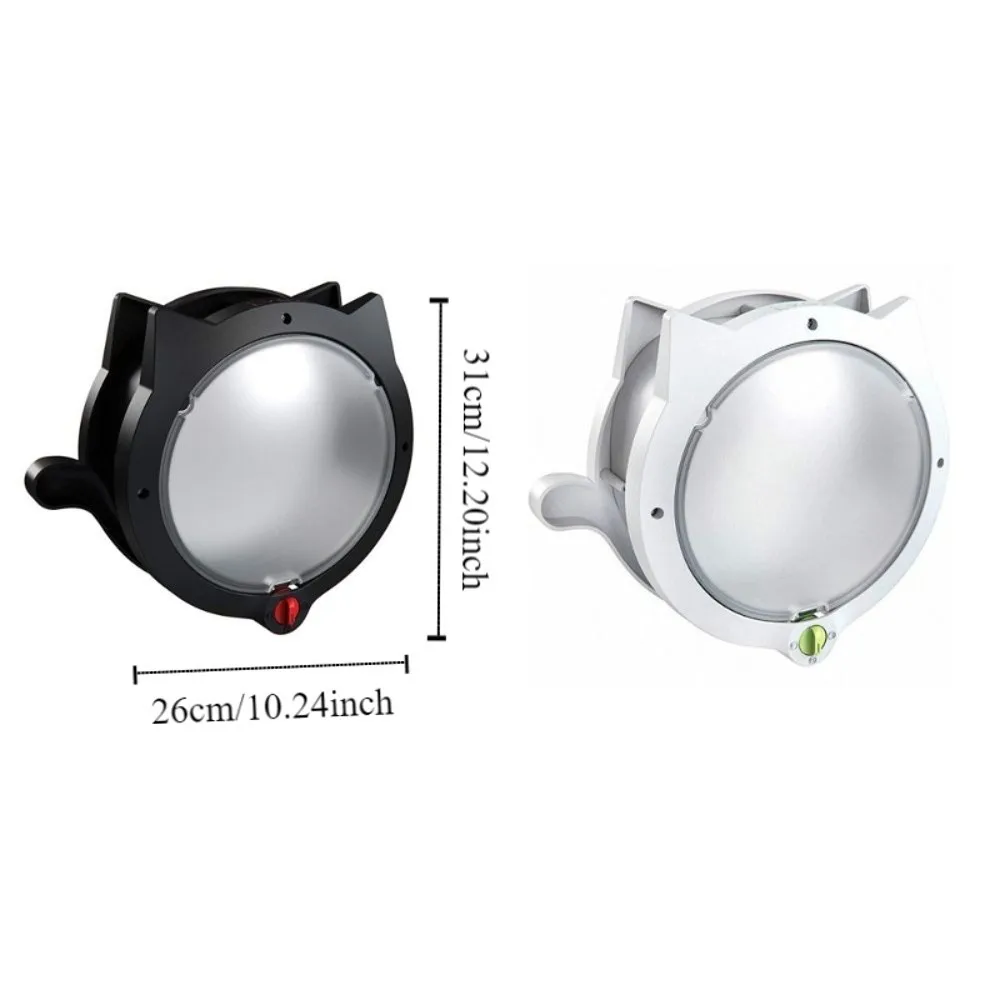 Magnetic Cat Flap Door 4 Locking Modes Bidirectional Opening Pet Archway Plastic With Cat Ears Pet Automatic Door