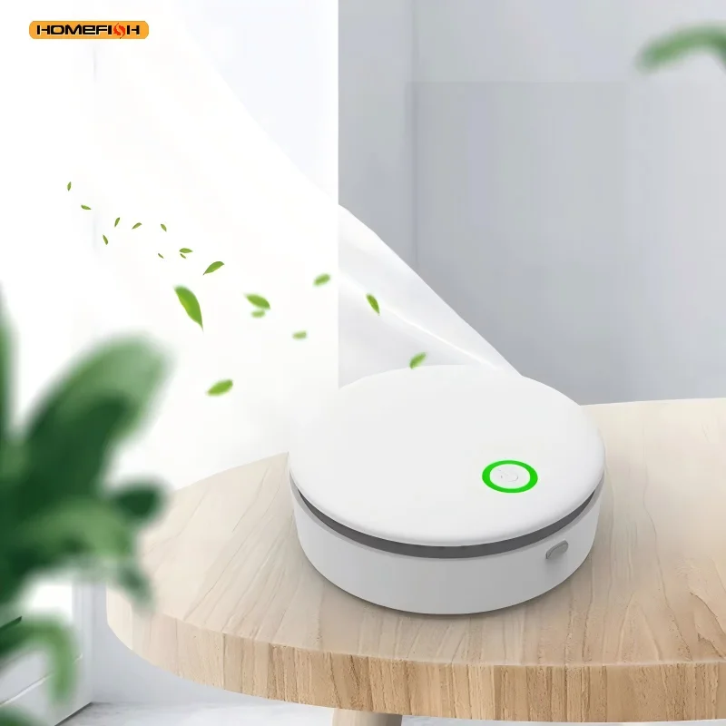 HOMEFISH Portable 2-in-1 Ozone Ionic Air Purifier for Home Car