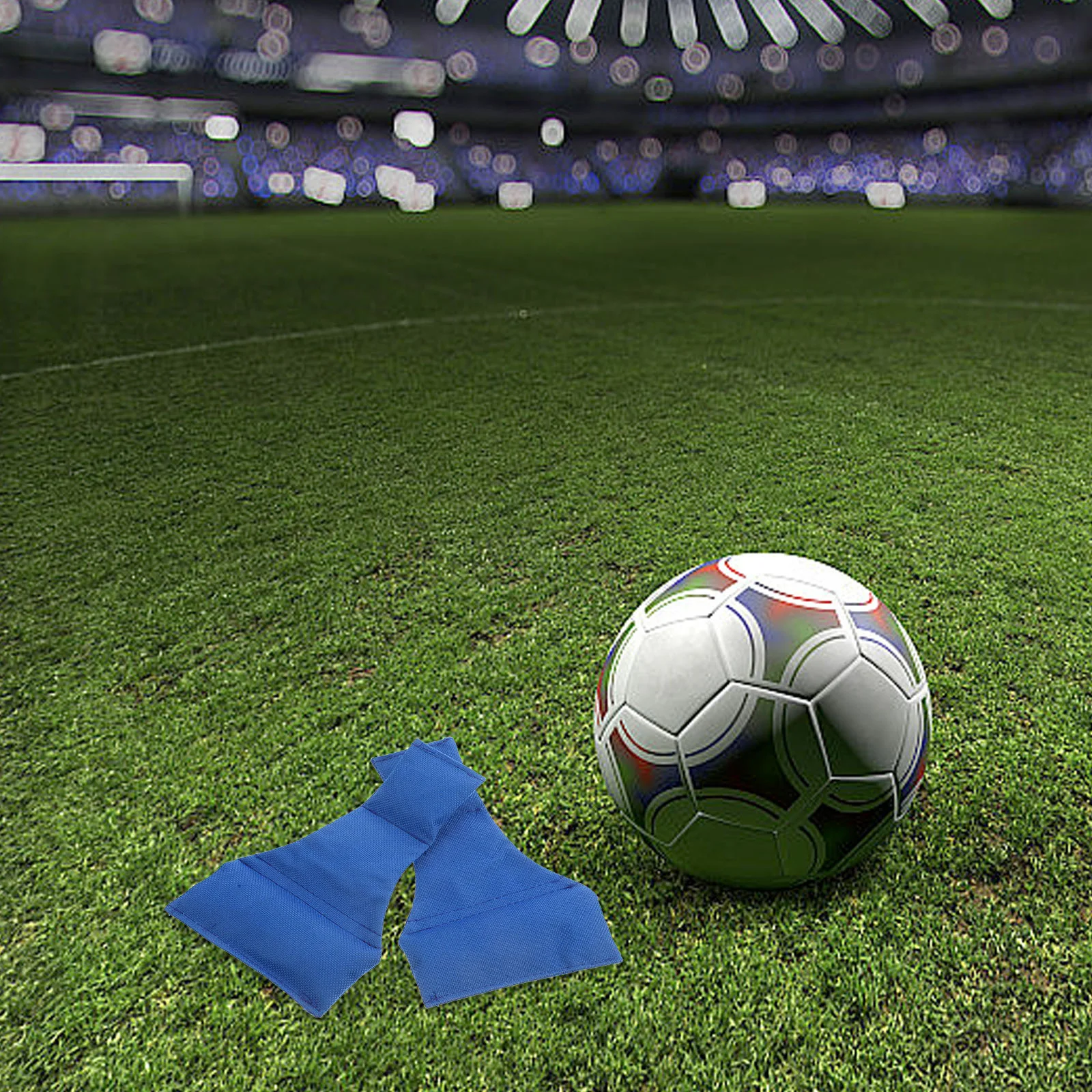 2Pcs Football Referee Bean Bag Large Capacity Throw Bag Portable Soccer Match Gear Long Neck Storage Team Sports