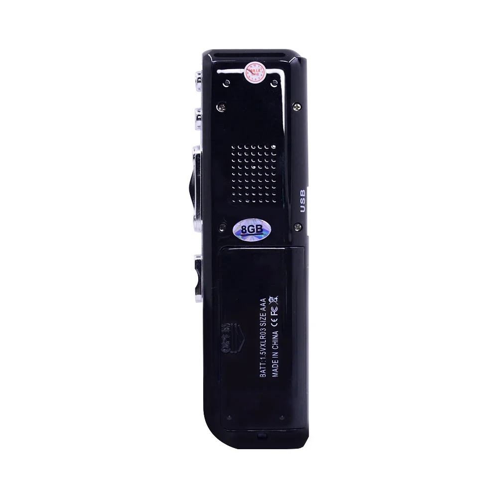 8GB 음성 활성화 휴대용 레코더 MP3 플레이어 전화 오디오 녹음 인터뷰 디지털 음성 레코더 딕 터폰