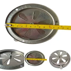 1pcs Stainless Steel Air Vent Adjustable Ventilation Grill Heat Dissipation Cover Dryer Thermostat Oven Exhaust Replacement Part