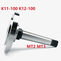 Fit K11-100 K12-100 M14x1mm M14 Morse Taper MT2 MT3 2MT 3MT Spindle Shank Shaft Arbor DIY Wood Lathe Chuck Headstock Back Plate