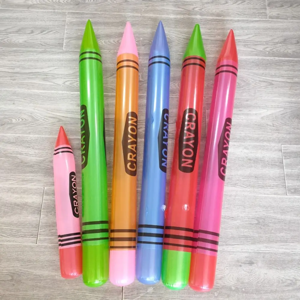 PVC aufblasbarer Bleistift Neon Crayon Jumbo Dekorationen Prop für Geburtstagsparty-Geschenke – Detail 2