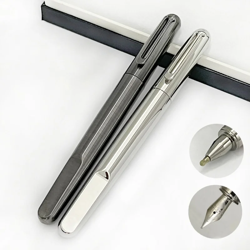 Luxury Limited Edition M Series MB Magnetic Gray and Silver Metal Rollerball Pen Writing Smoth Office Stationery