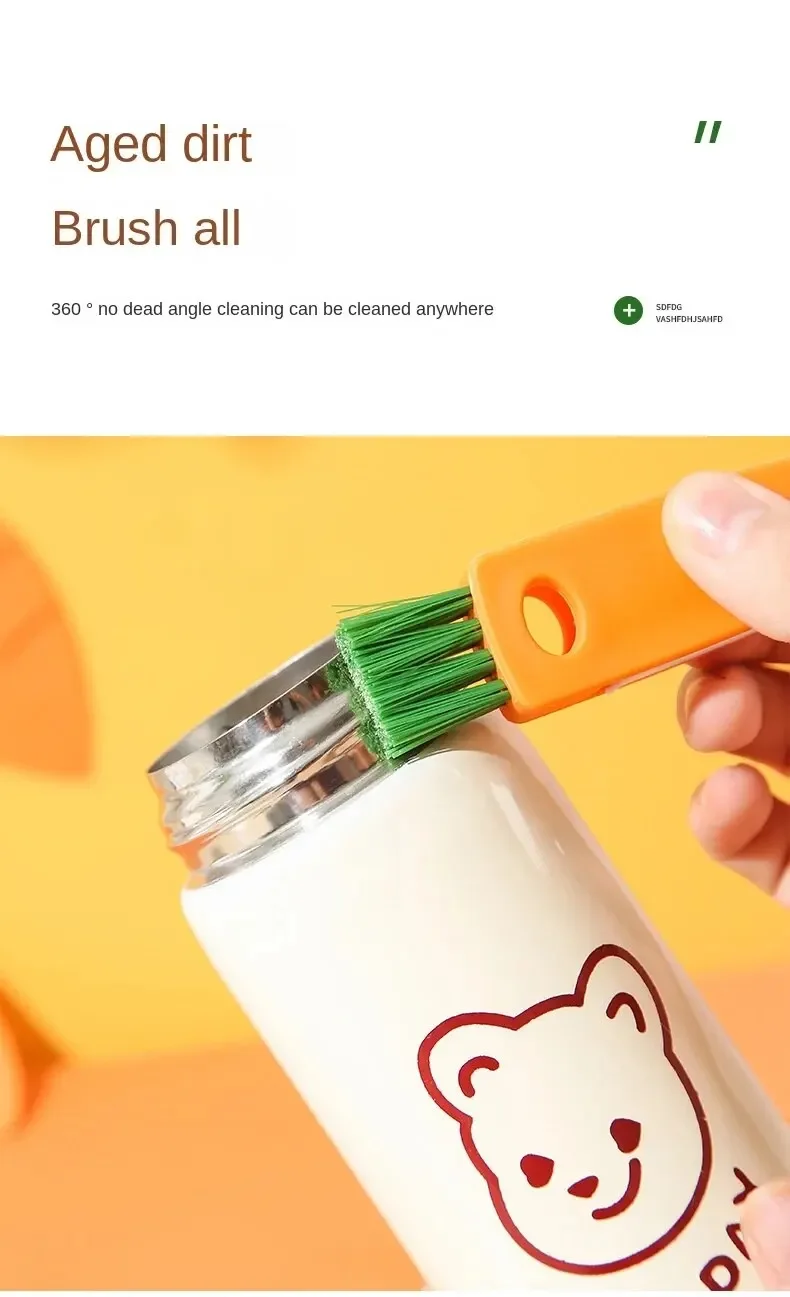 Versatile cleaning brush for various uses