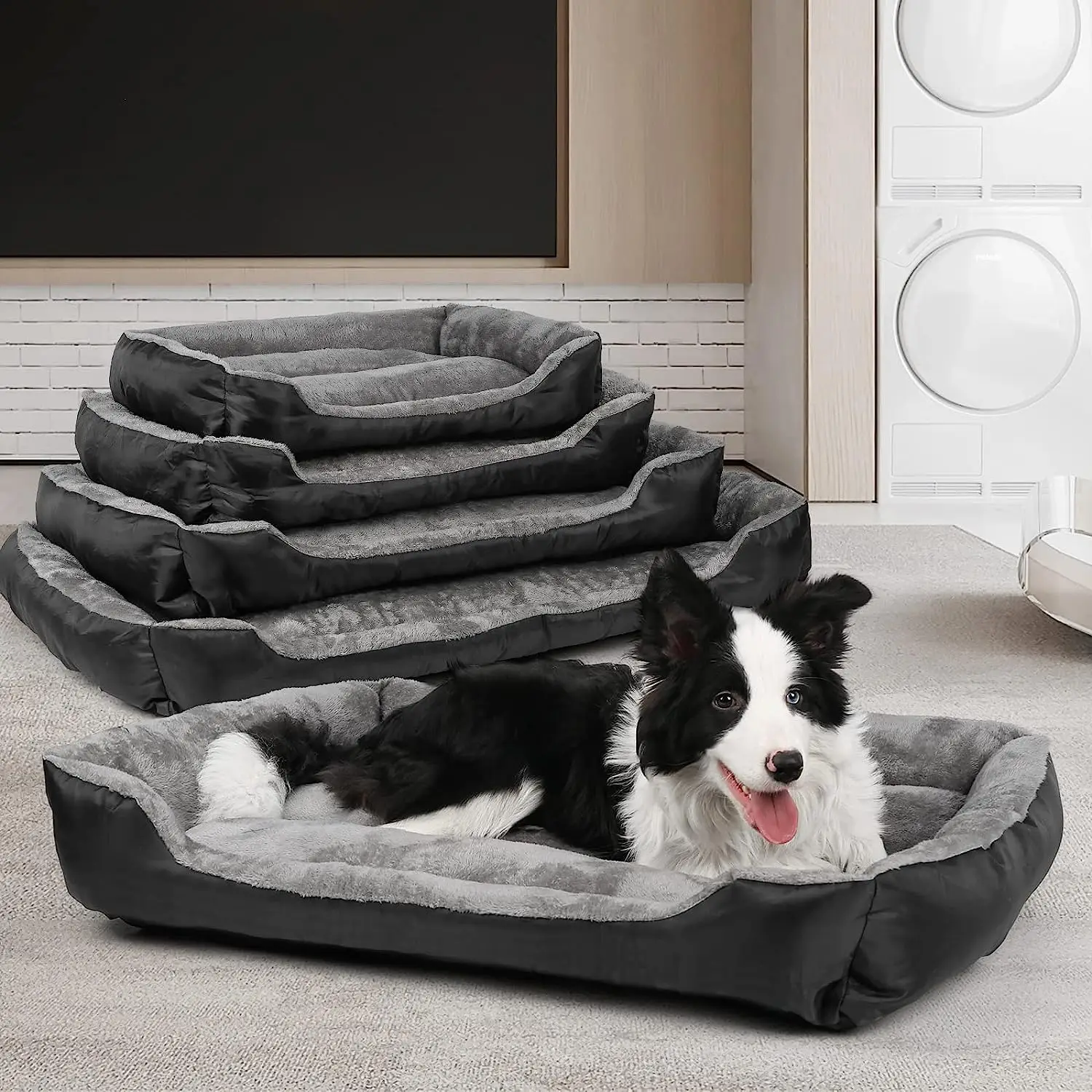 Our Pets Long Plush Dog Mat, Dog Bed & Crate Mat (Extra Plush & Versatile  Washable Dog Bed. Perfect Dog Crate Mat and Calming Dog Bed with Nonslip