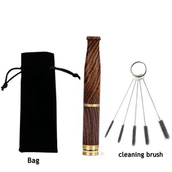 Eco - Friendly Handmade Wooden Tobacco Filter Mouthpiece - Reusable, Washable Smoking Accessory (1PC with tools)