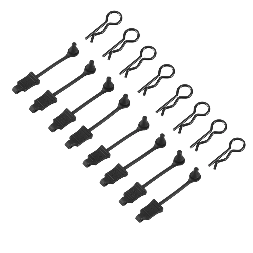 8Pcs Rubber Body Clip Retainer Shell Fixed Buckle Lock AR390178 for