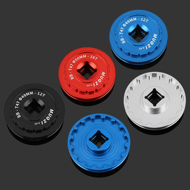 Advanced Bicycle Bottom Bracket Installation & Removal Tool - 12/16-Notch, 49-53mm Adjustable Range