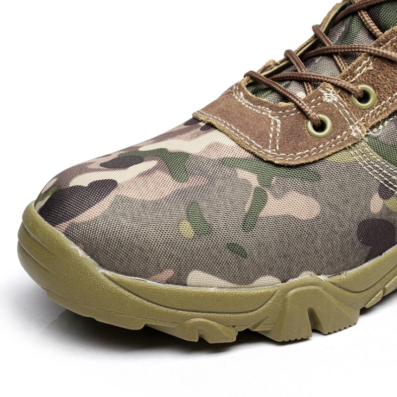 Tactical Military Combat Boots Men Genuine US Army Hunting Trekking Camping Mountaineering Winter Work Shoes Hiking Shoes hiking shoes combat boots