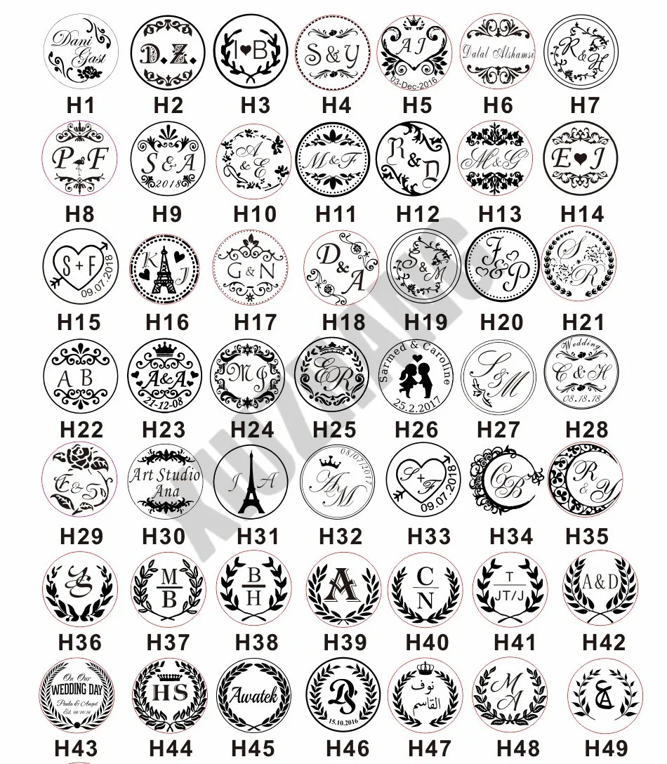 Customize double Name 2 initials personalized Letter stamp/Sealing Wax /wedding Wax Seal Stamp invitations envelop name stamp set,wax seal stamp,name stamp,rubber stamp kit,metal stamps,self inking stamp,brass stamp,heating stamping embosser,embossing stamp,heating stamp,rubber stamp