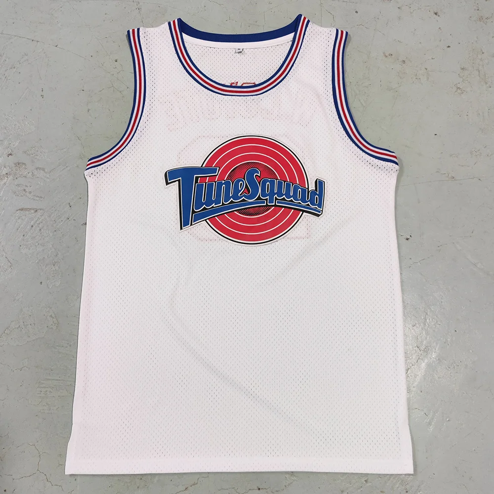 Trillest Space Jam basketball jersey men For Halloween party Clothing Bugs 1 Lola 10 Murray 22 TAZ D.Duck 2 White Tune Squad basketball jerseys
