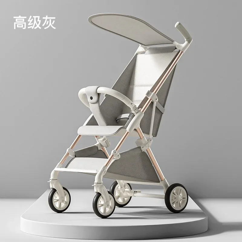 Artefatto Da Passeggio Per Bambini Passeggino Tascabile Pieghevole Portatile Big Baby Baby Skating Paracadute In Lega Di Alluminio
