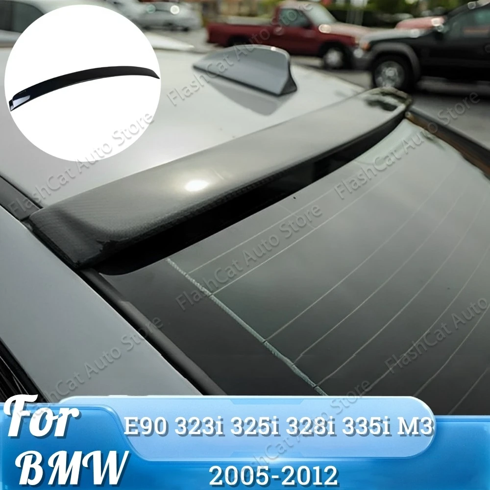 

Для E90 Автомобильный задний спойлер на крышу для BMW 3 серии E90 седан 323i 325i 328i 335i 335xi M3 2005-2012 крыло багажника глянцевый черный тюнинг