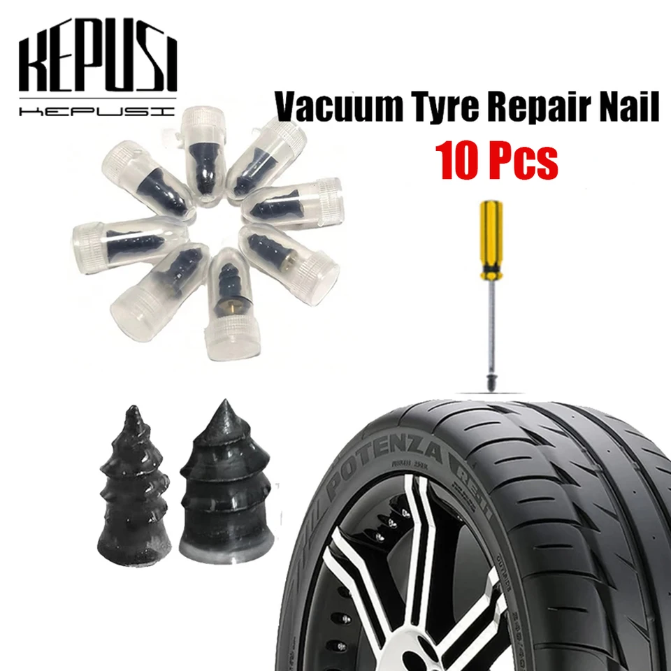 SHREESALES 10Pcs Vacuum Car Tyre Repair Nail Tire Rubber Screws Tubeless Tyre  Puncture Repair Kit Price in India - Buy SHREESALES 10Pcs Vacuum Car Tyre  Repair Nail Tire Rubber Screws Tubeless Tyre