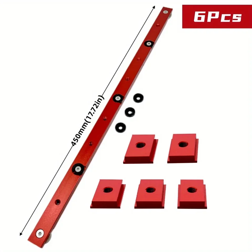 T Track Miter Bar Slider Kit - Table Saw Gauge Rod T Slot...