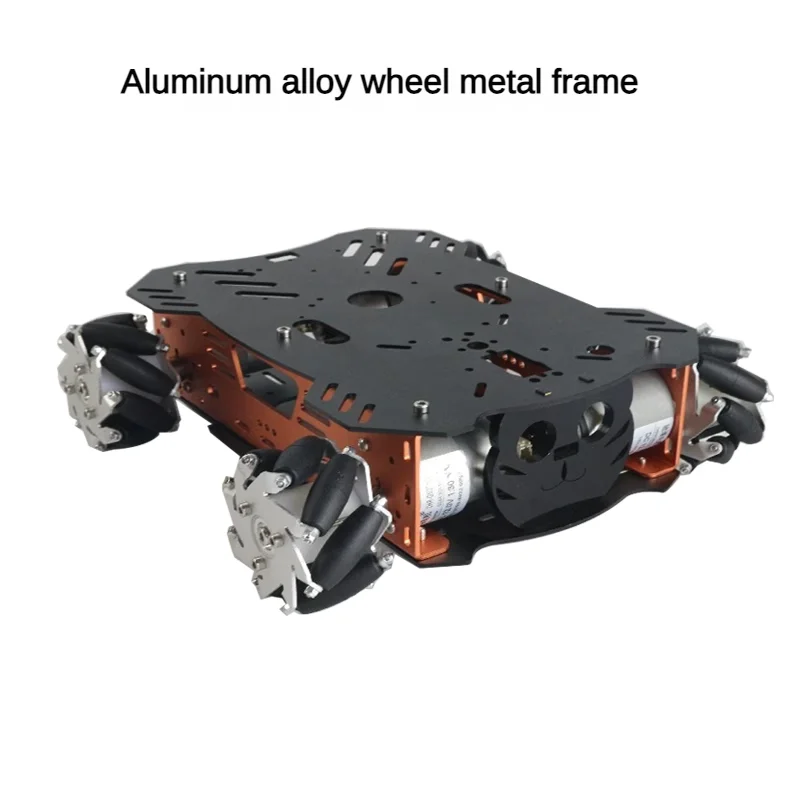 10-25Kg di Carico RC Serbatoio Metallo Mecanum Ruota Robot Auto per Arduino Robot Kit FAI DA TE con 12V Encoder Motore Ps2 Kit Robot Programmabile - immagine 2